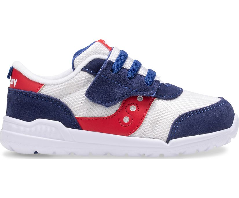 Kids' Saucony Jazz Riff Sneakers Red / White / Blue | Singapore 738PJJQ